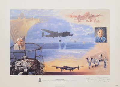 Lot 53 - Three signed aviation prints