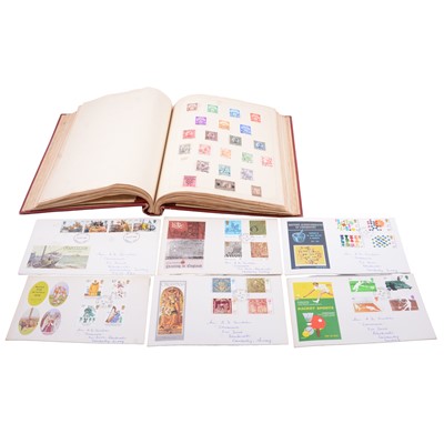 Lot 120 - Two worldwide stamp collections, First Day Covers and loose stamps.