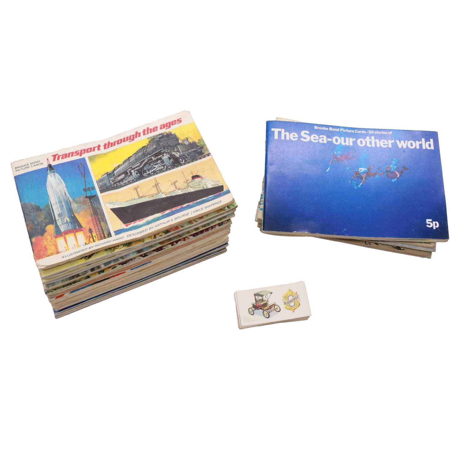 Lot 177 - Brookbond PG tips cards and books