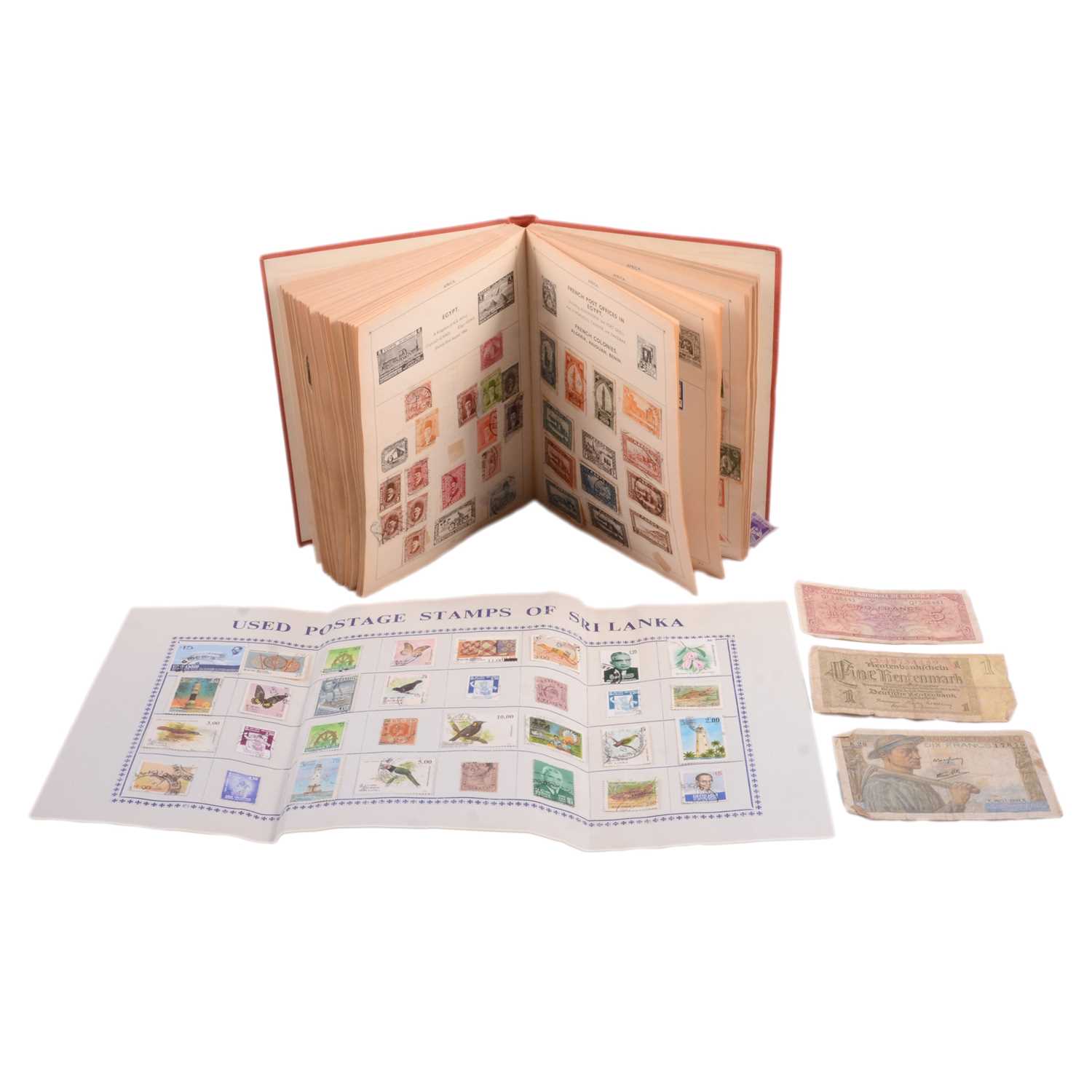 Lot 119 - Small Stamp album and envelope of loose