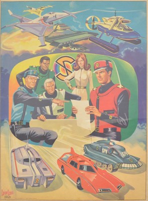 Lot 209 - Gerry Anderson 'Captain Scarlet' Spectrum poster