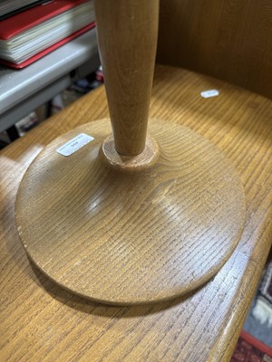 Lot 400 - Ercol light elm and beech dressing table mirror
