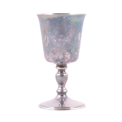 Lot 257 - Modern silver goblet