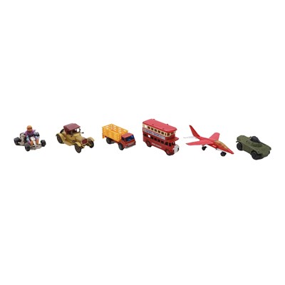Lot 94 - Approximately sixty-five die-cast model vehicles and figures, loose