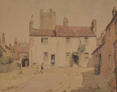 Lot 361 - Alfred Crocker Leighton, Village scene