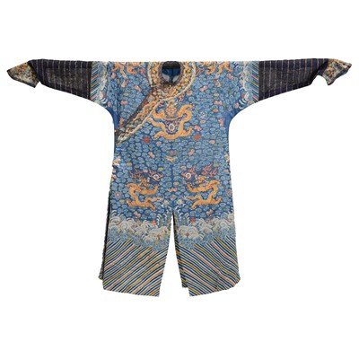 Lot 57 - Chinese embroidered robe, jifu