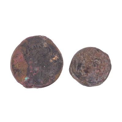 Lot 231 - Two Ancient Egyptian / Ptolemaic coins.