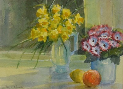 Lot 287 - John Neale, Still life with daffodils