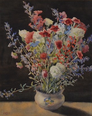 Lot 286 - Kate Wylie, Flowers in a vase