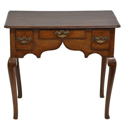 Lot 466 - Oak lowboy, in part 18th century