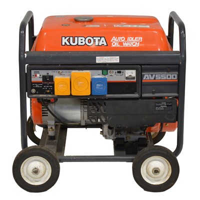 Lot 426 - Kubota Auto Idler AV5500 Generator