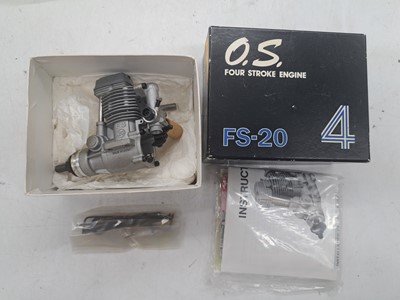 Lot 16 - OS FS-20 four-stroke engine, boxed