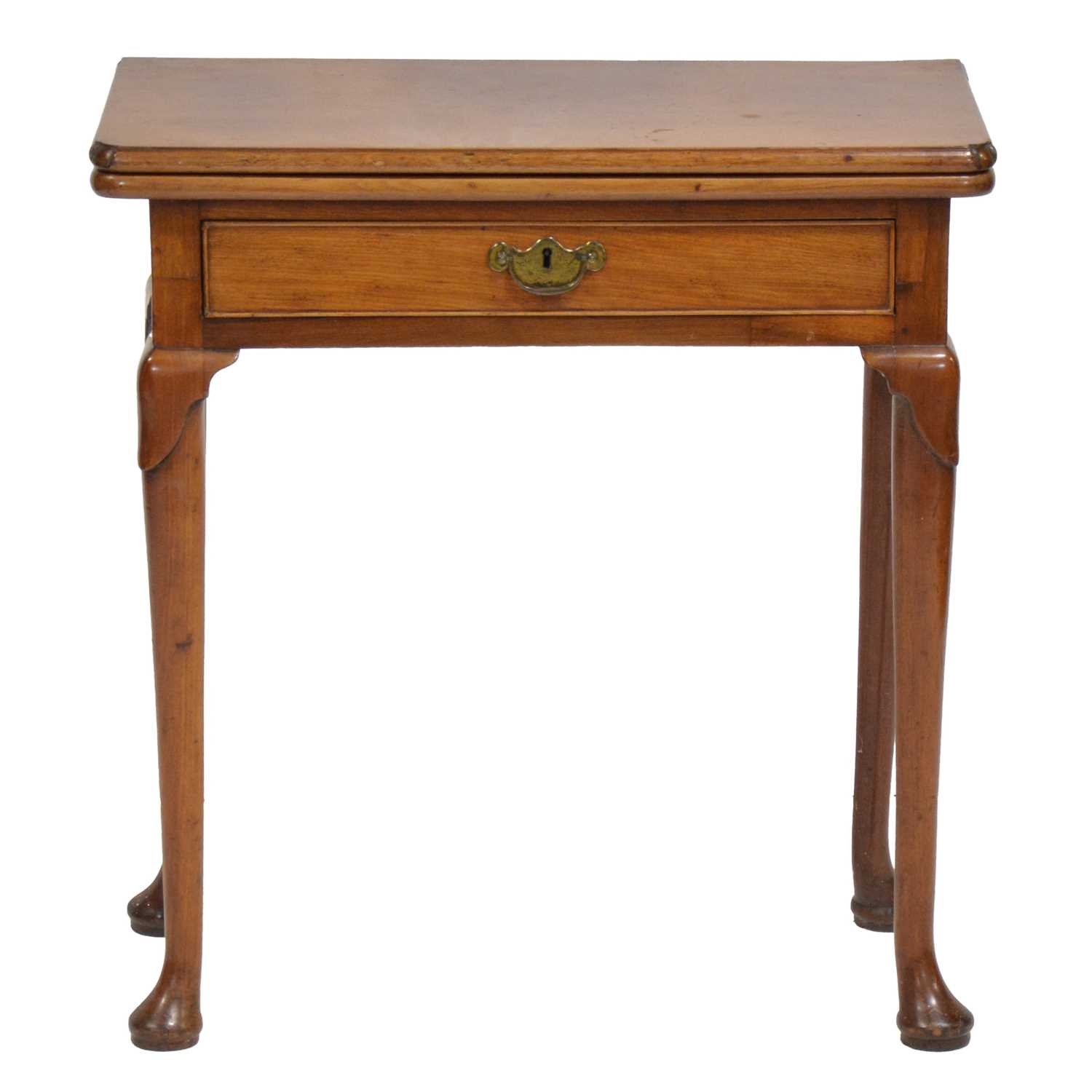 Lot 301 - George III mahogany card table