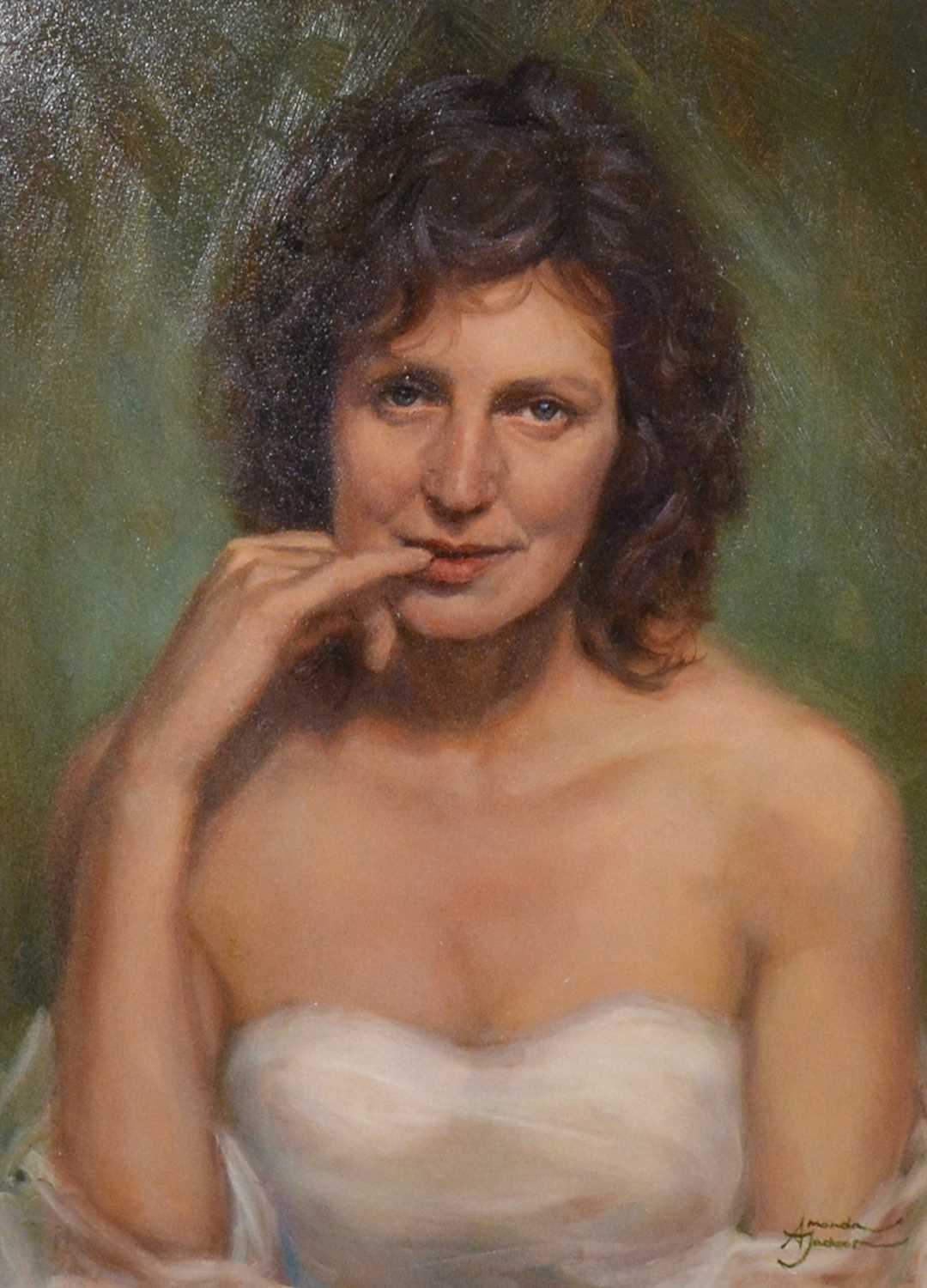 Lot 206 - Amanda Jackson (Contemporary), Female portrait