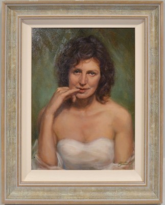 Lot 206 - Amanda Jackson (Contemporary), Female portrait