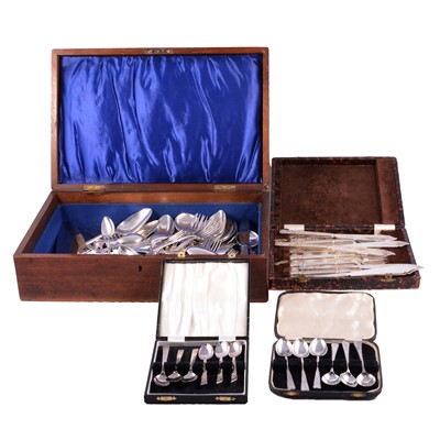 Lot 209 - A collection of silver-plated wares.