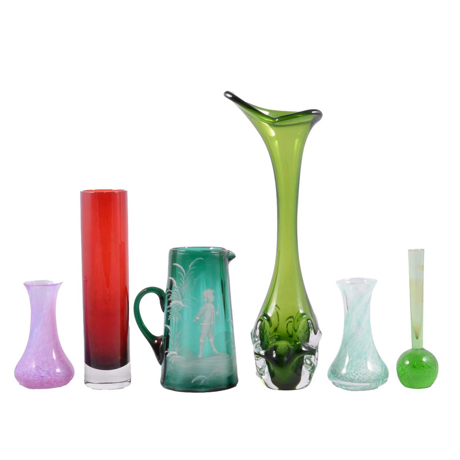 Lot 108 - Collection of art glass,
