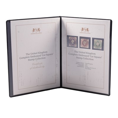 Lot 265 - Harrington & Byrne UK complete embossed 'cut square' stamp collection