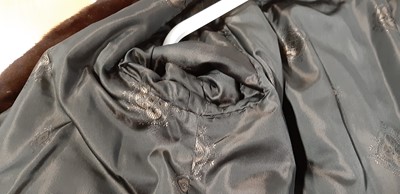 Lot 183 - A dark mink short box shape jacket