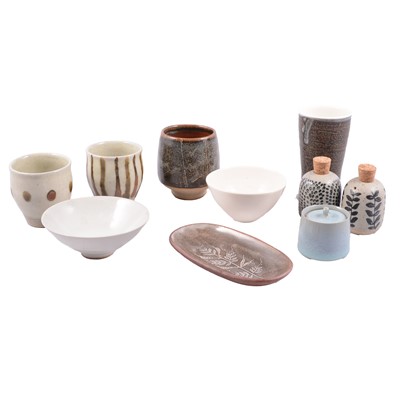 Lot 161A - Small quantity of studio ceramics