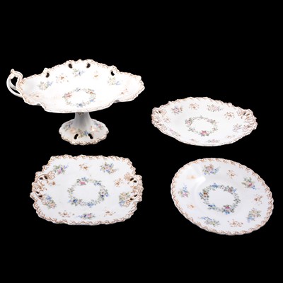 Lot 133 - Grainger's Worcester china dessert service