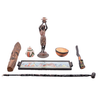 Lot 179 - Quantity of African artefacts and souvenirs