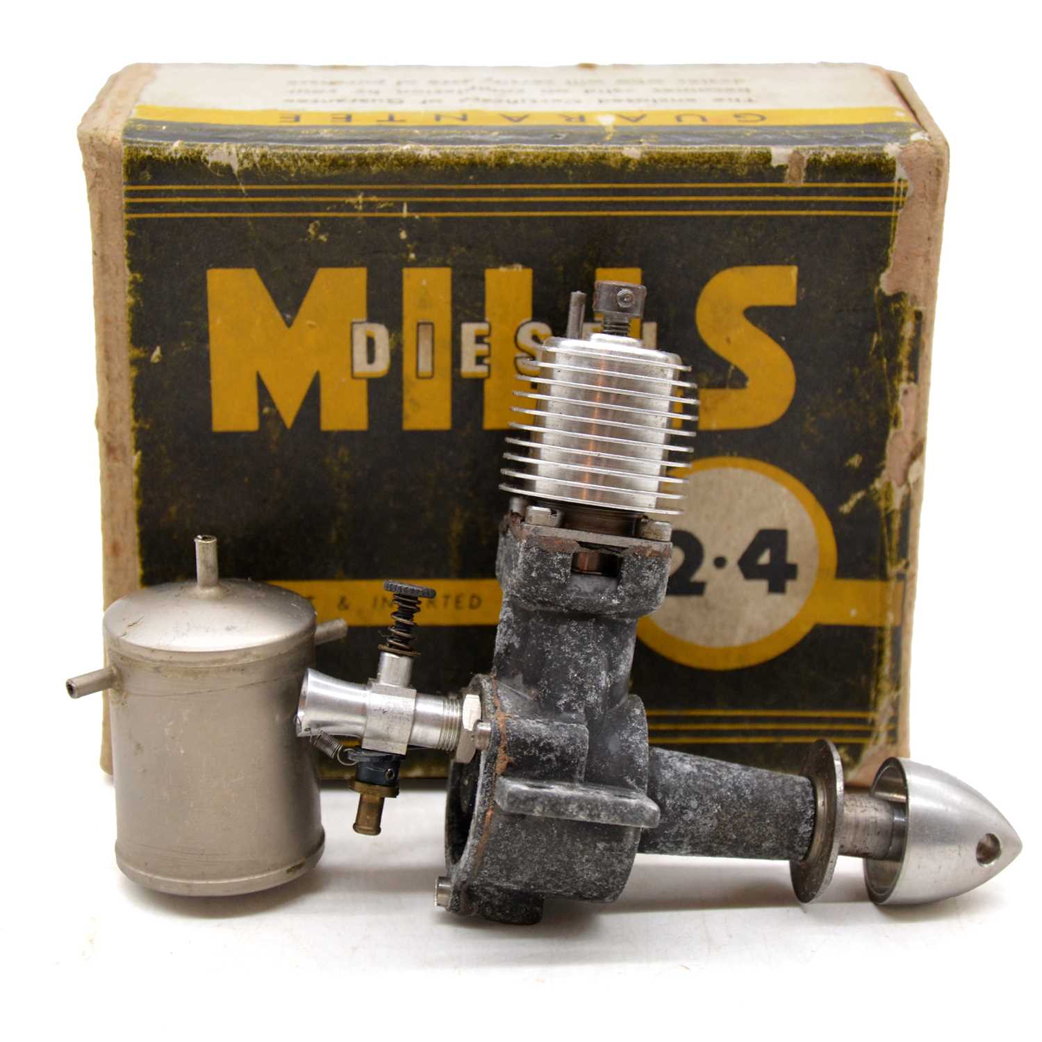 Lot 64 - Mills 2.4cc diesel engine, boxed