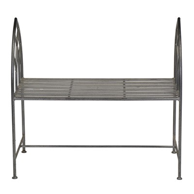 Lot 516 - Gothic style metal bench