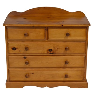 Lot 441 - Two pine chests of drawers