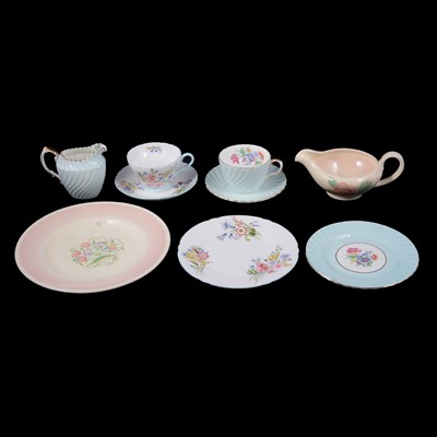 Lot 144 - Three assorted tea and dinner services - Shelley, Susie Cooper, and Aynsley