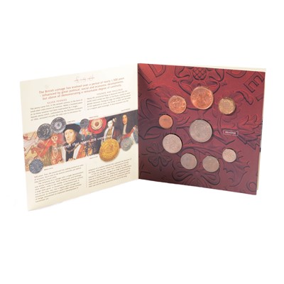 Lot 233 - Collection of British brilliant uncirculated coins in original packaging and royal commemoratives.