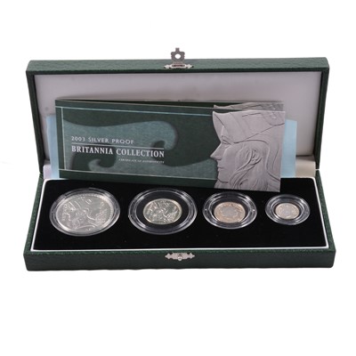 Lot 241 - 2003 Silver Proof Britannia Collection.