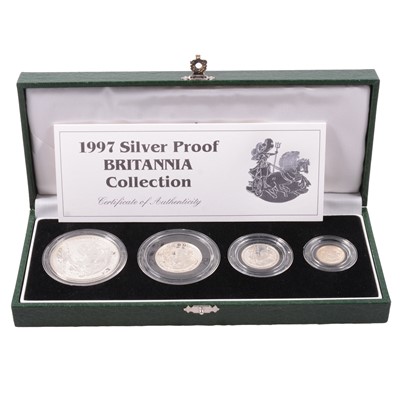 Lot 243 - 1997 Silver Proof Britannia Collection.