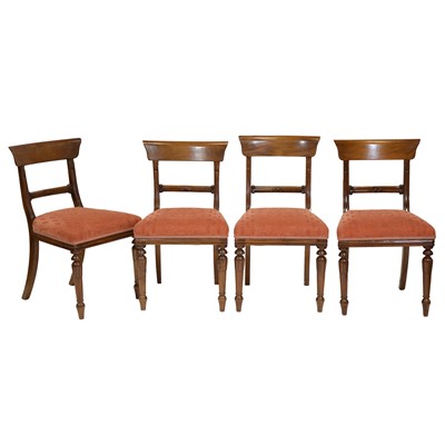 Lot 503 - Set of Eight Victorian bar-back dining chairs