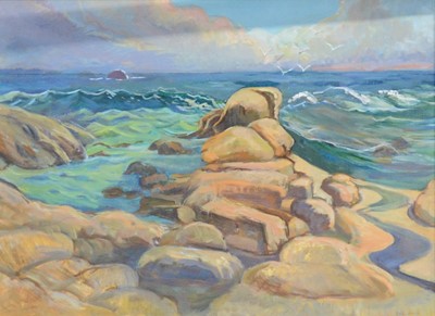 Lot 226 - Jenifer Ford, four Coastal scene artworks