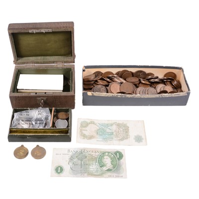 Lot 251 - Collection of George III and later British and foreign coins and bank notes.