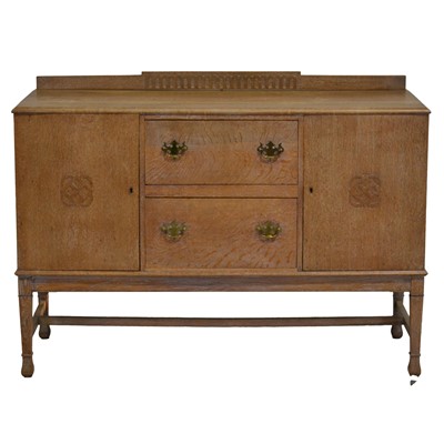 Lot 434 - Limed oak sideboard, circa 1920