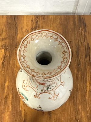 Lot 41 - Chinese polychrome bottle vase