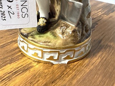 Lot 39 - Pair of Meissen figures of Gardeners