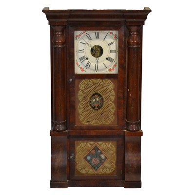 Lot 316 - American wall clock