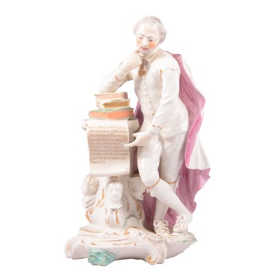 Lot 37 - Derby porcelain figure of William Shakespeare