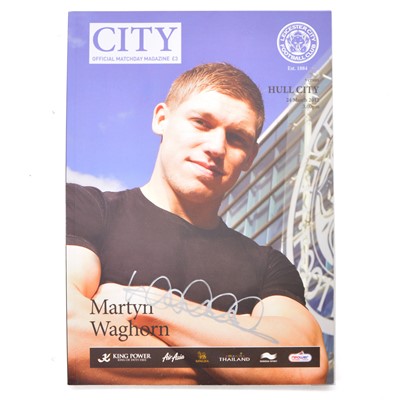 Lot 50 - Leicester City vs Hull signed matchday programme