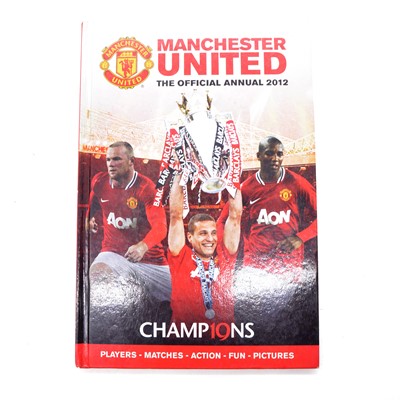 Lot 99 - Manchester United signed official annual 2012