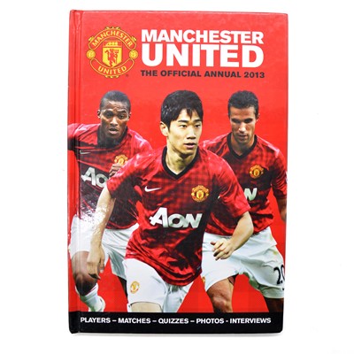 Lot 100 - Manchester United signed official annual 2013