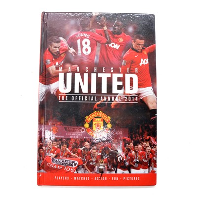 Lot 101 - Signed Manchester United official annual 2014