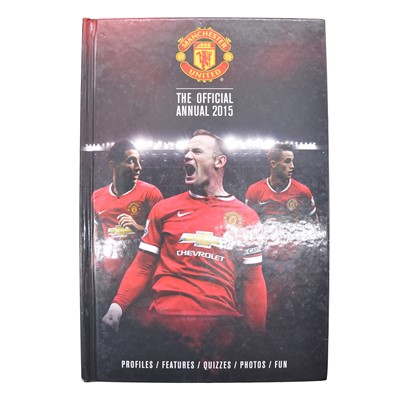 Lot 102 - Manchester United signed official annual 2015