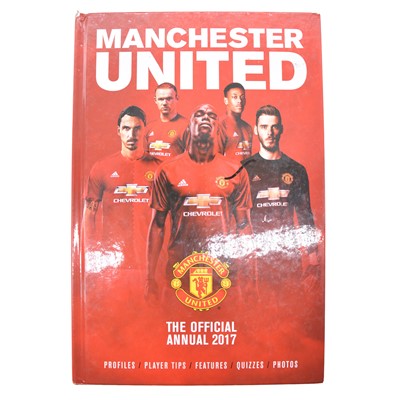 Lot 103 - Signed Manchester United official annual 2017