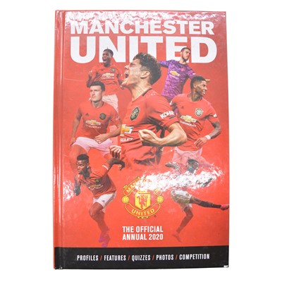 Lot 105 - Signed Manchester United official annual 2020