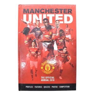 Lot 104 - Manchester United annual 2018, signed by Juan Mata