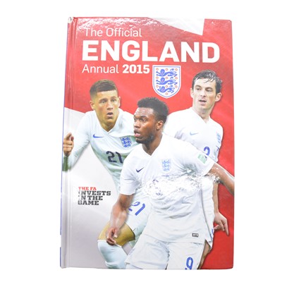 Lot 96 - Signed official England annual 2015